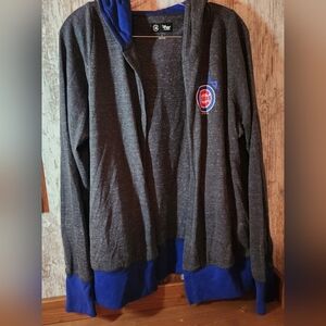 Chicago Cubs Gray and Blue Women's Cardigan